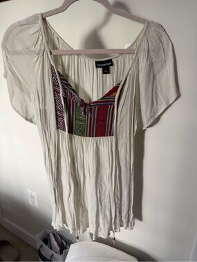 Fashion Fuse Boho Peasant Blouse in size L